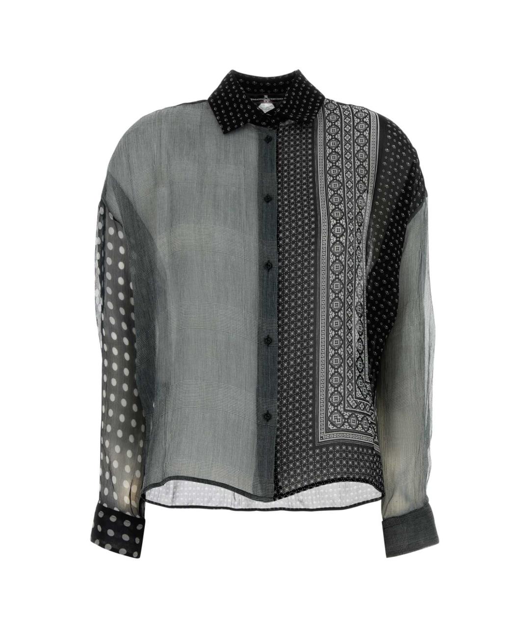 ERMANNO SCERVINO Мульти шелковая рубашка, фото 1