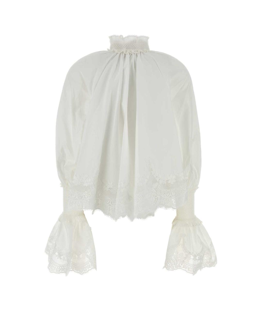 ZIMMERMANN Белая хлопковая рубашка, фото 2