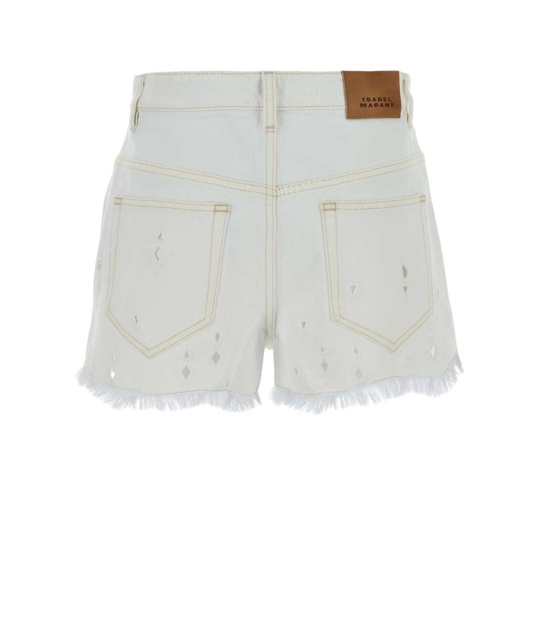 ISABEL MARANT Белые хлопковые шорты, фото 2
