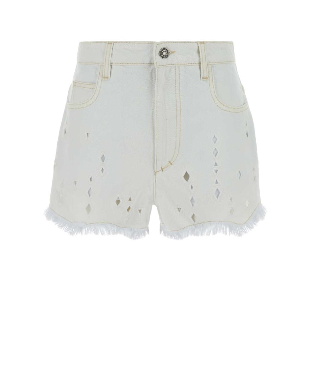ISABEL MARANT Белые хлопковые шорты, фото 1