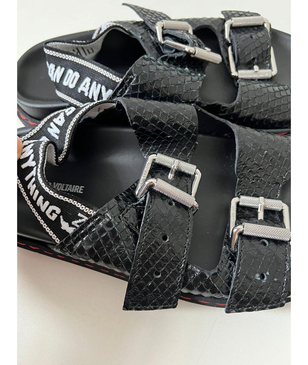 ZADIG & VOLTAIRE Черные шлепанцы, фото 3