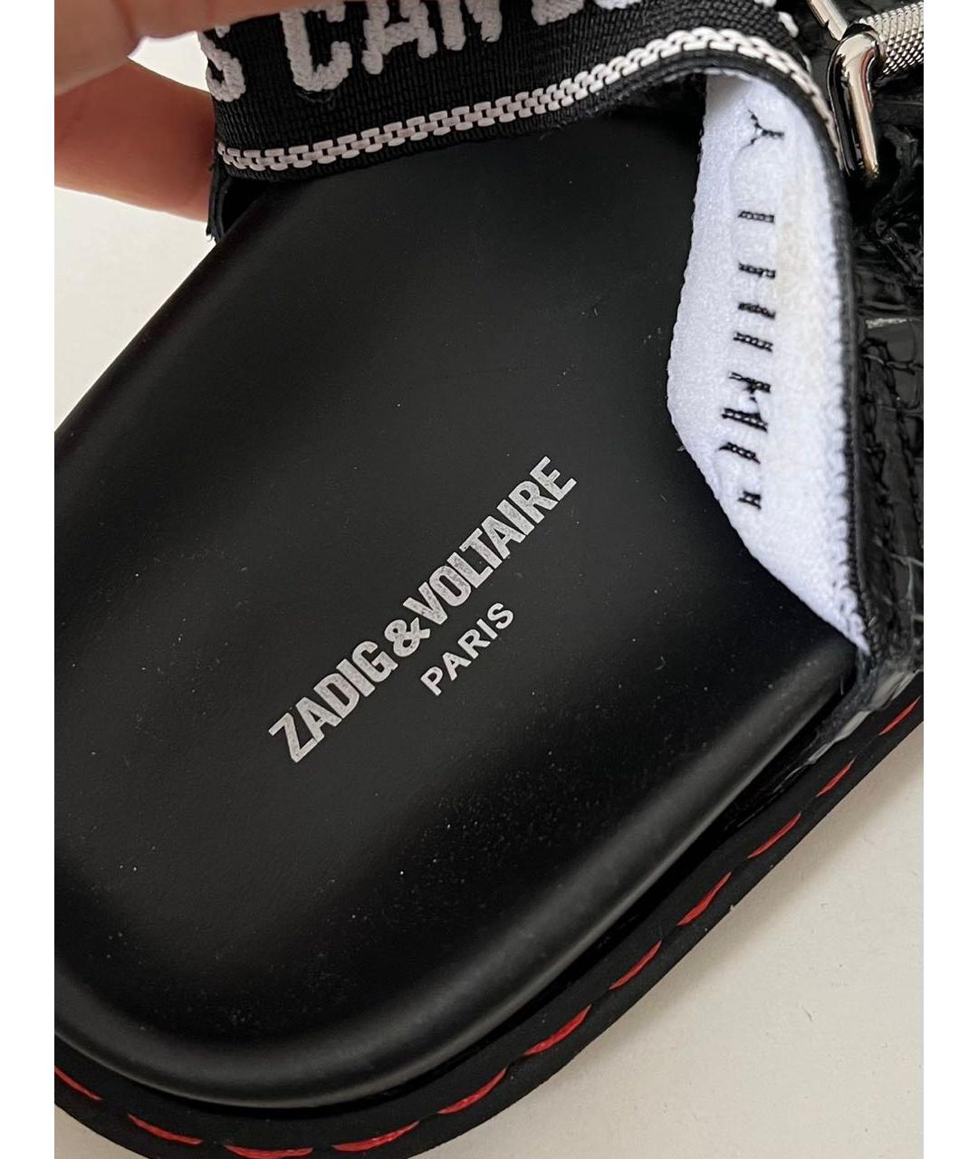 ZADIG & VOLTAIRE Черные шлепанцы, фото 5