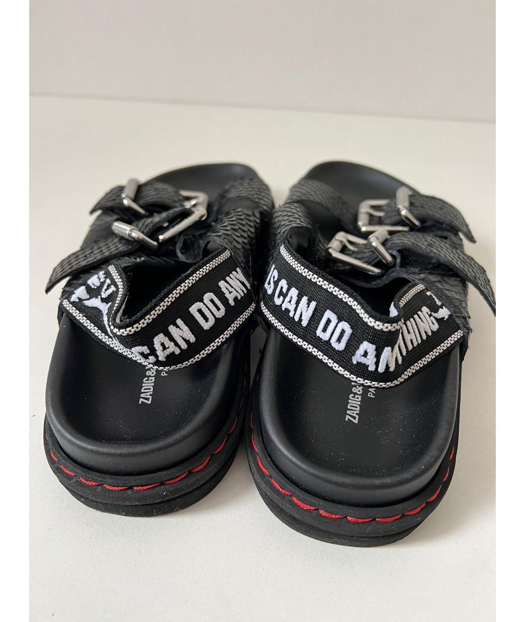 ZADIG & VOLTAIRE Черные шлепанцы, фото 4