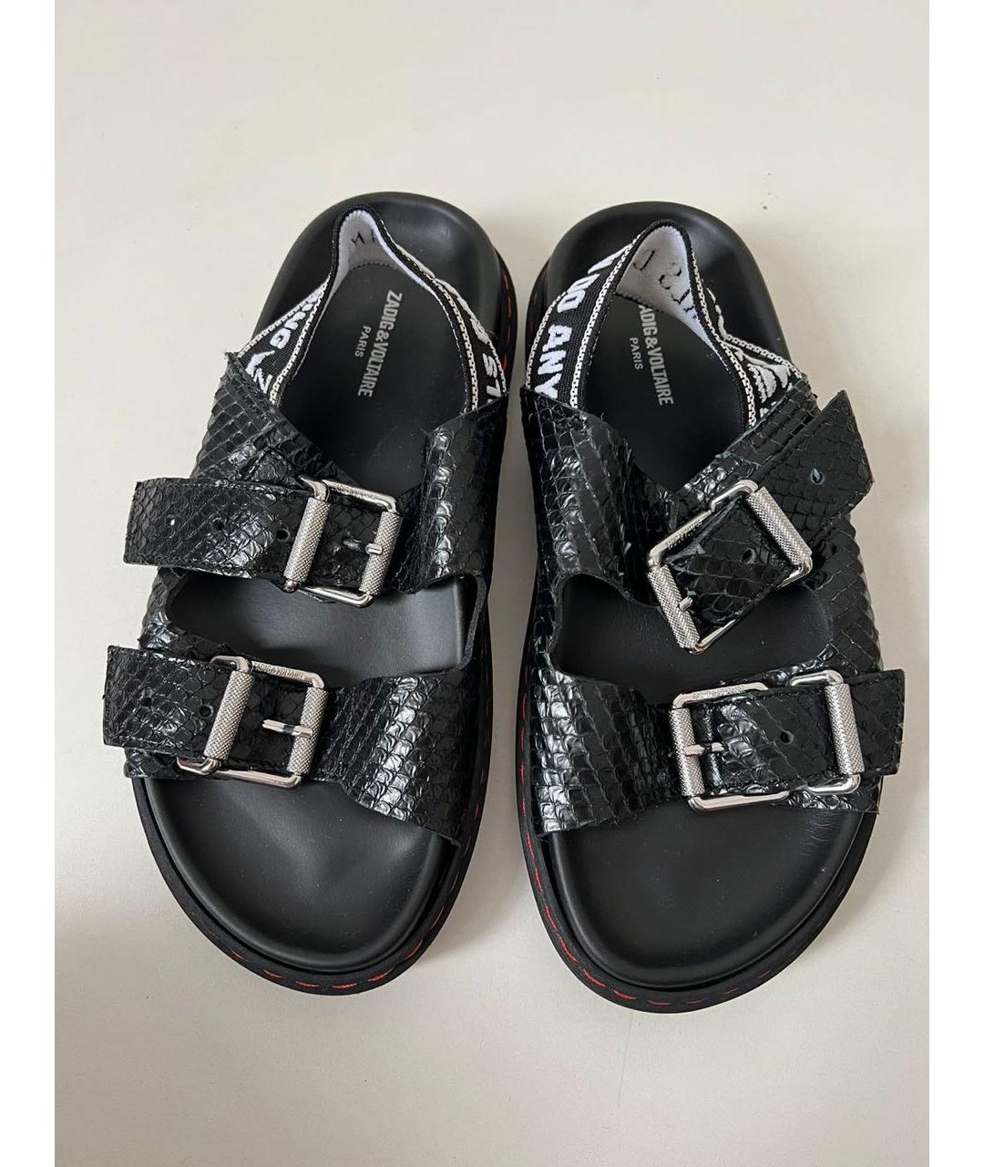 ZADIG & VOLTAIRE Черные шлепанцы, фото 2