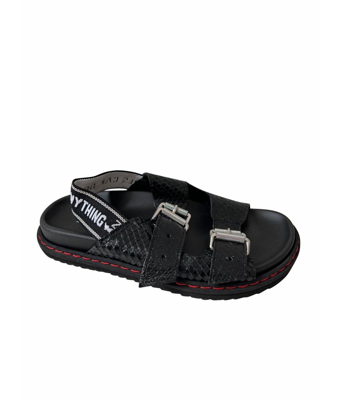 ZADIG & VOLTAIRE Черные шлепанцы, фото 1