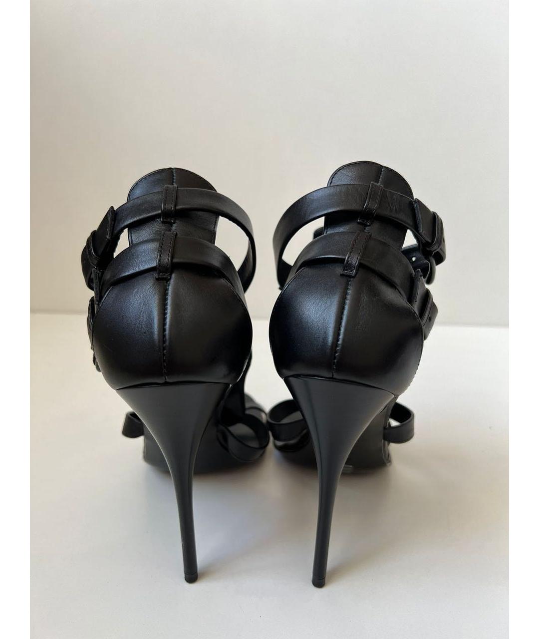 GIUSEPPE ZANOTTI DESIGN Черные босоножки, фото 4