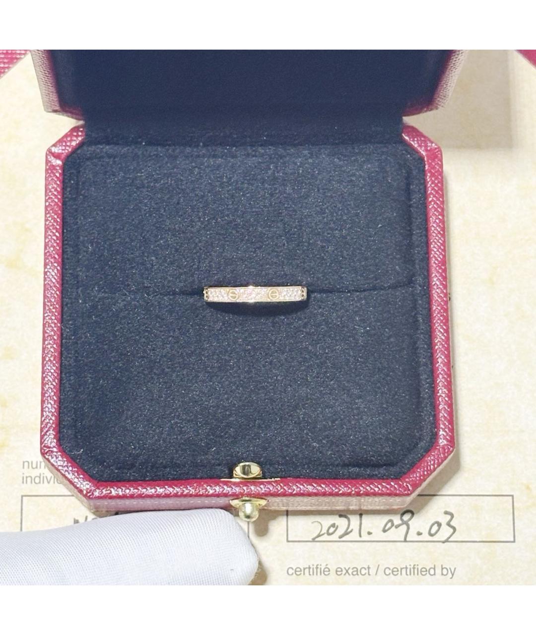 CARTIER Золотое кольцо из розового золота, фото 2