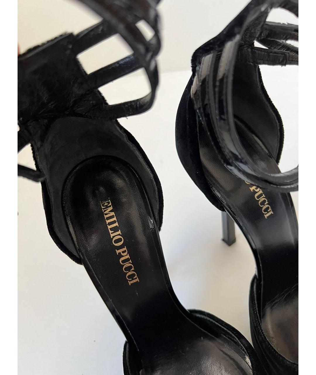 EMILIO PUCCI Черные туфли, фото 3