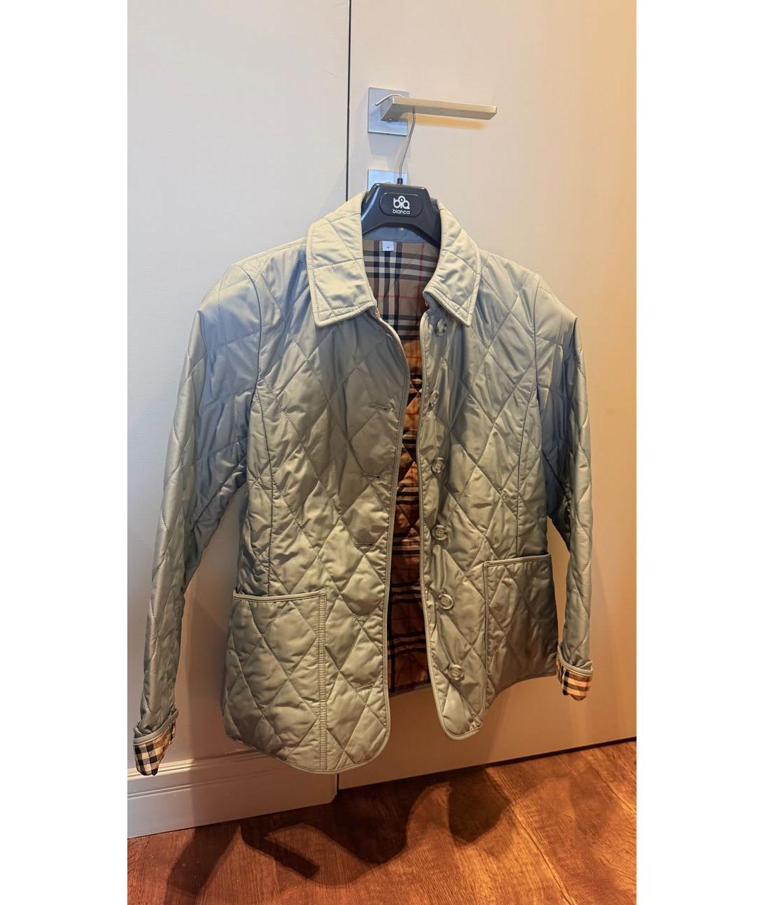 BURBERRY Голубая куртка, фото 2