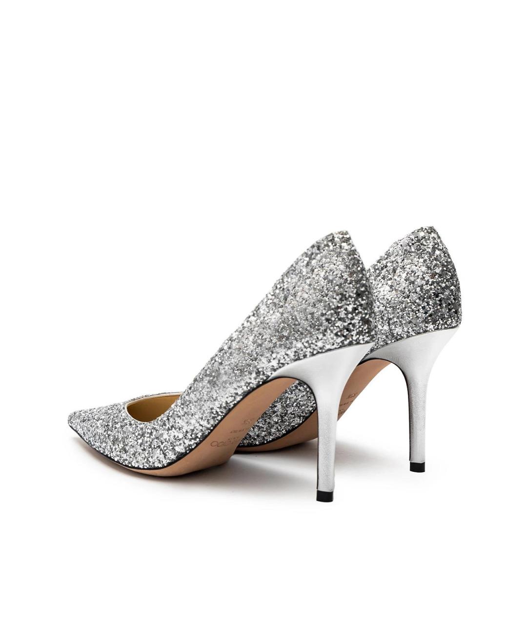 JIMMY CHOO Серебряные туфли, фото 3