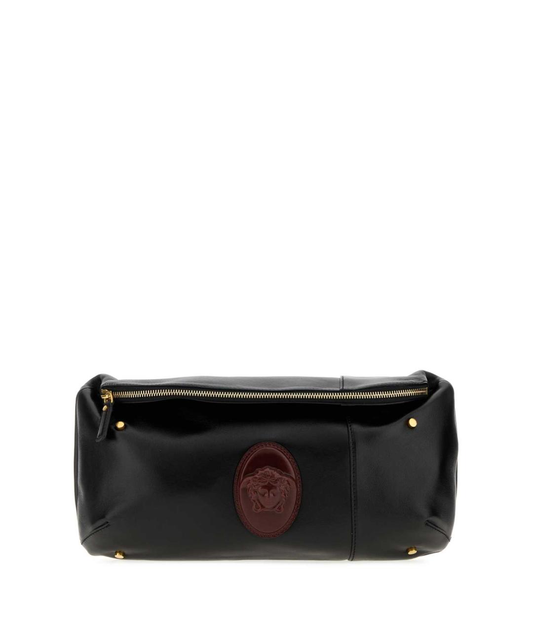 VERSACE Черная кожаная барсетка, фото 1