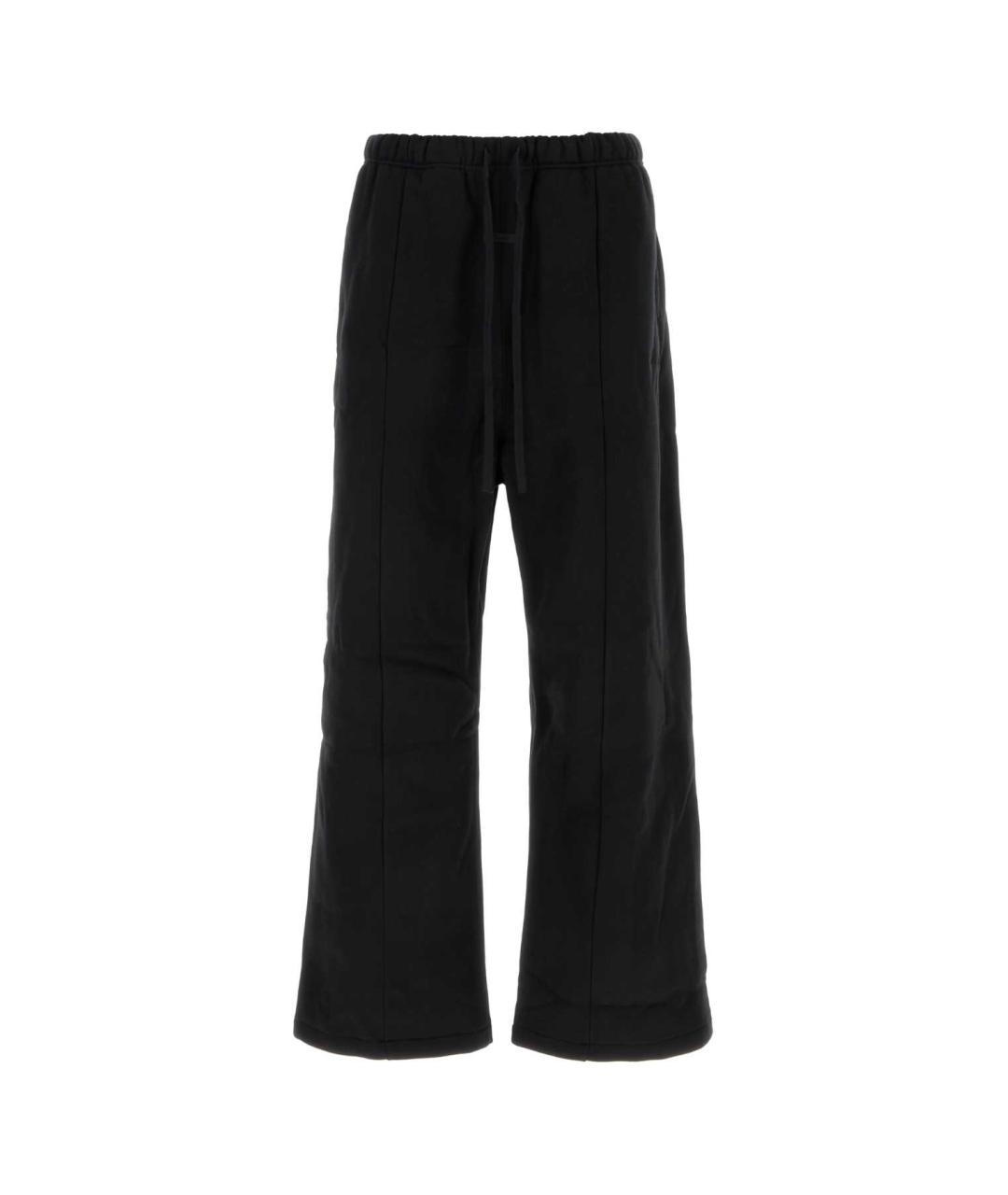 FEAR OF GOD ESSENTIALS Черные хлопковые повседневные брюки, фото 1