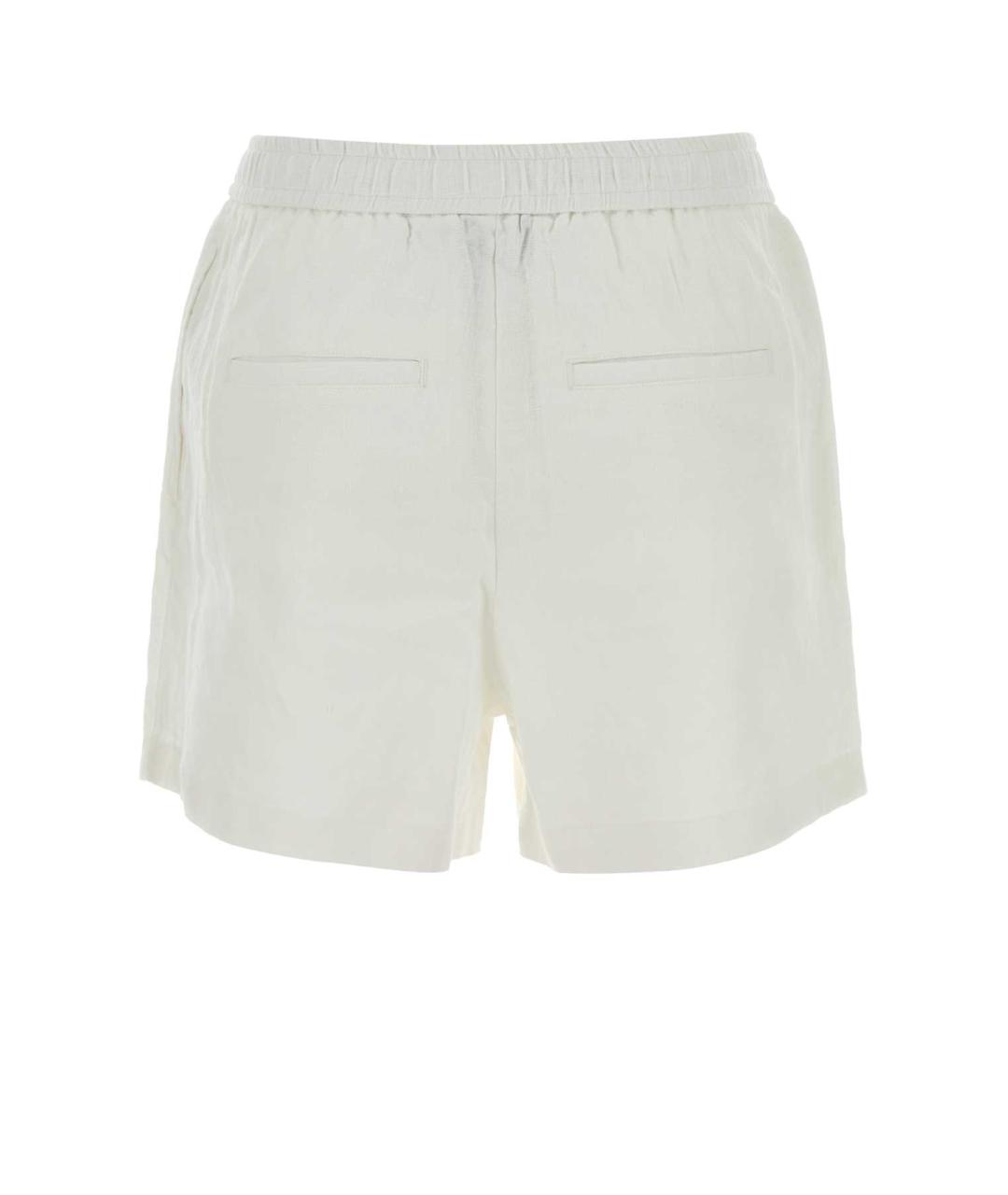 POLO RALPH LAUREN Белые льняные шорты, фото 2