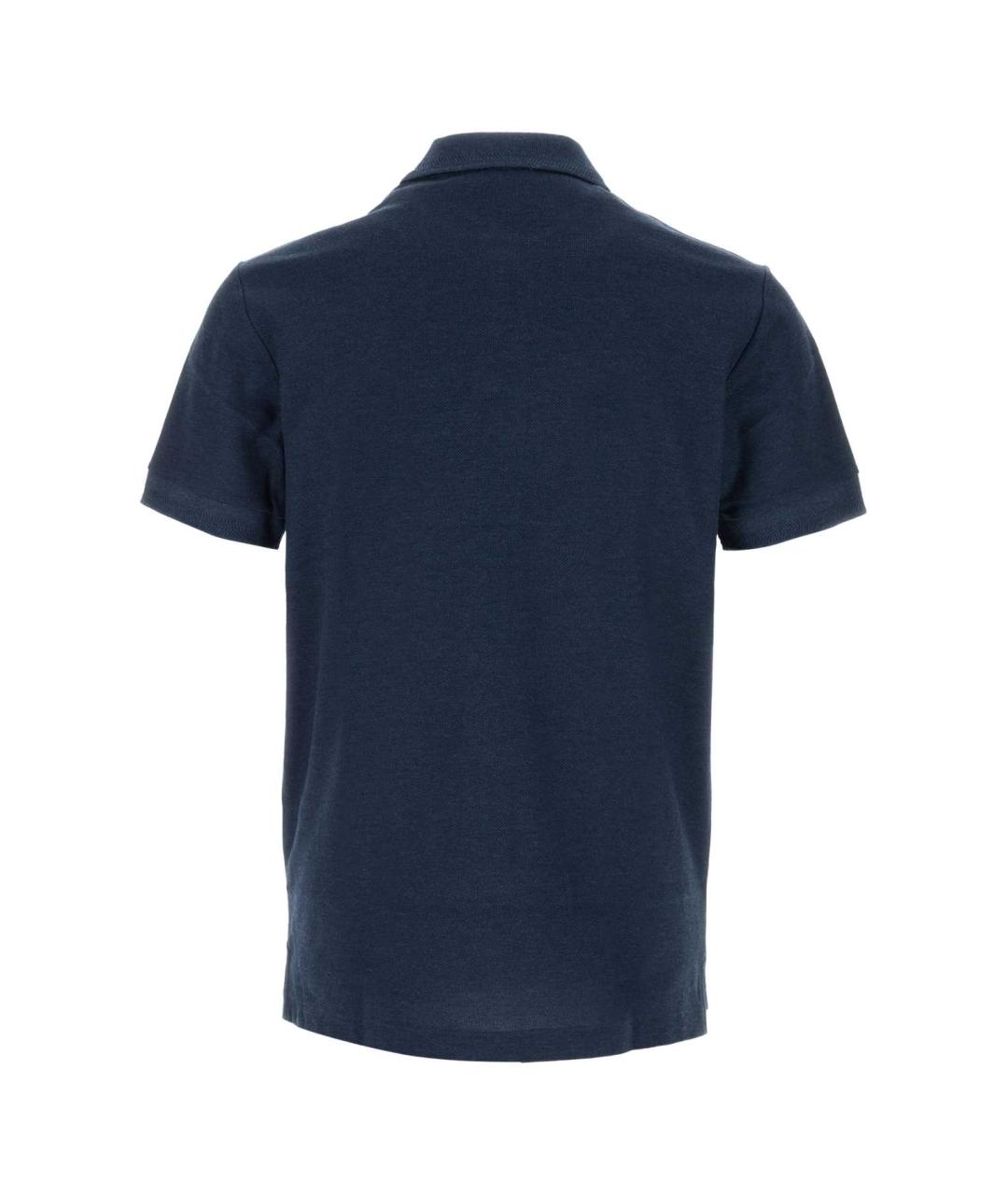 BURBERRY Синяя хлопковая футболка, фото 2