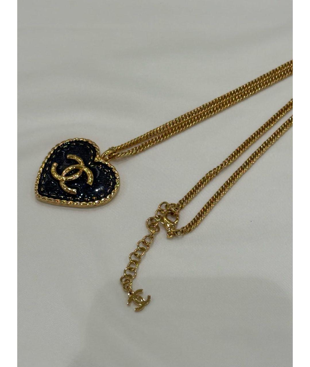 CHANEL Золотая подвеска, фото 5