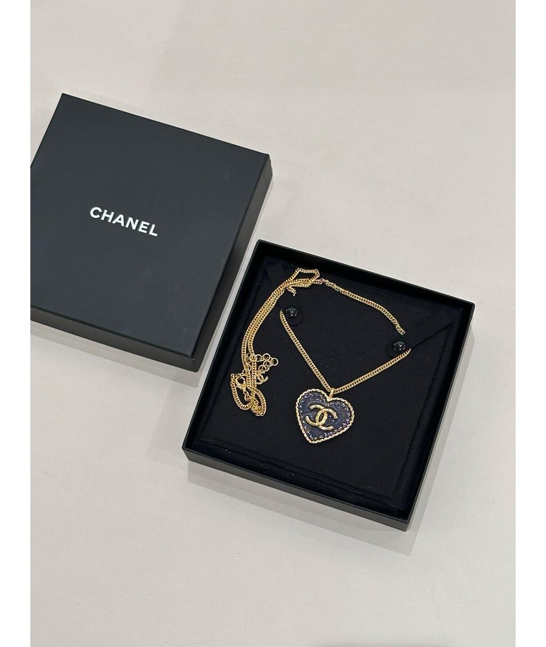 CHANEL Золотая подвеска, фото 8