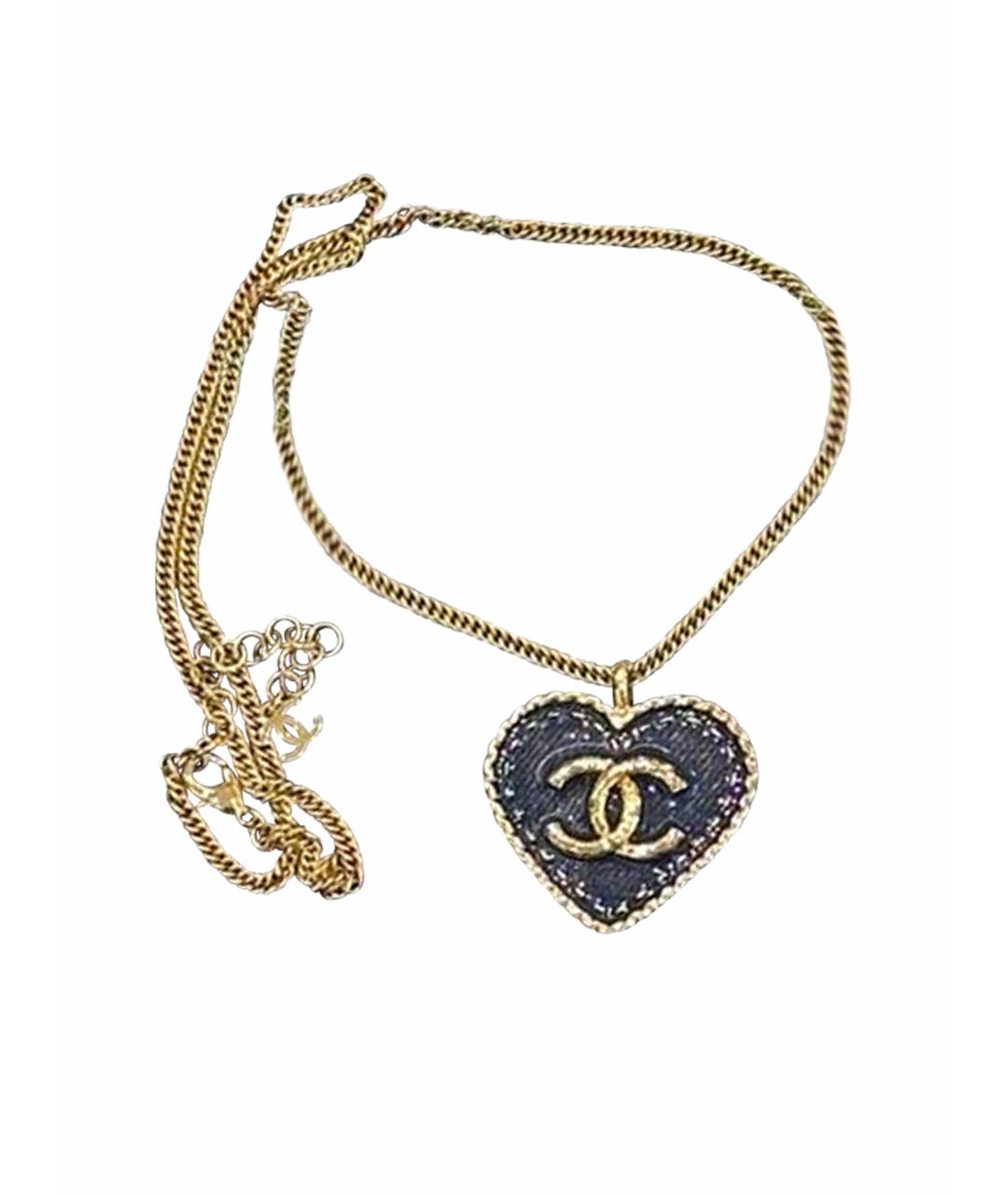 CHANEL Золотая подвеска, фото 1