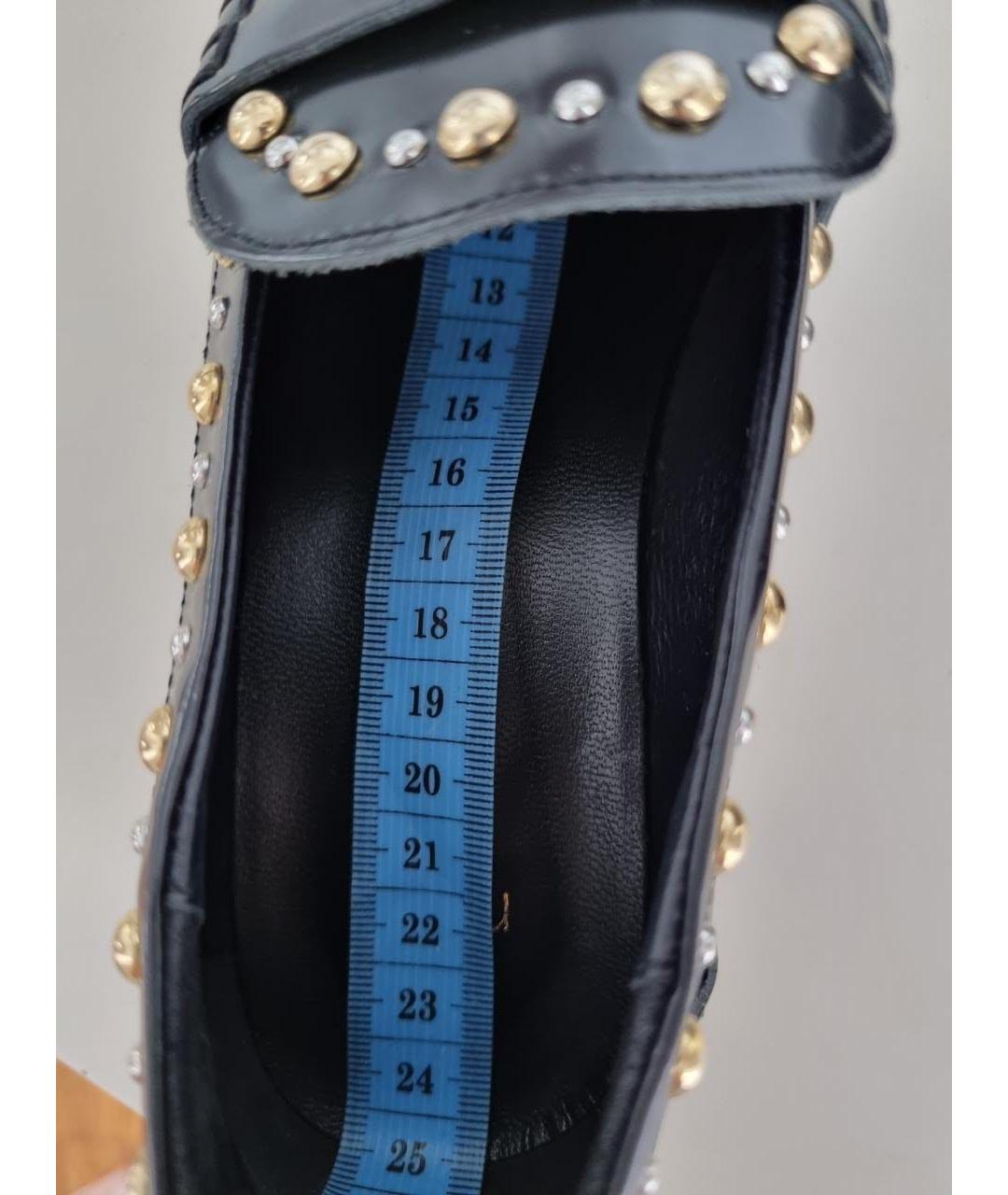 MAJE Черные кожаные балетки, фото 5