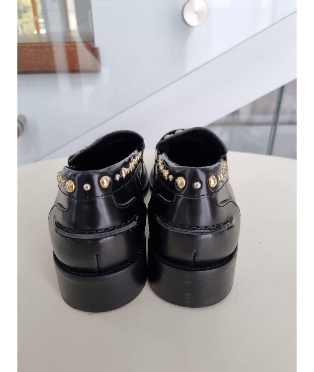 MAJE Черные кожаные балетки, фото 4