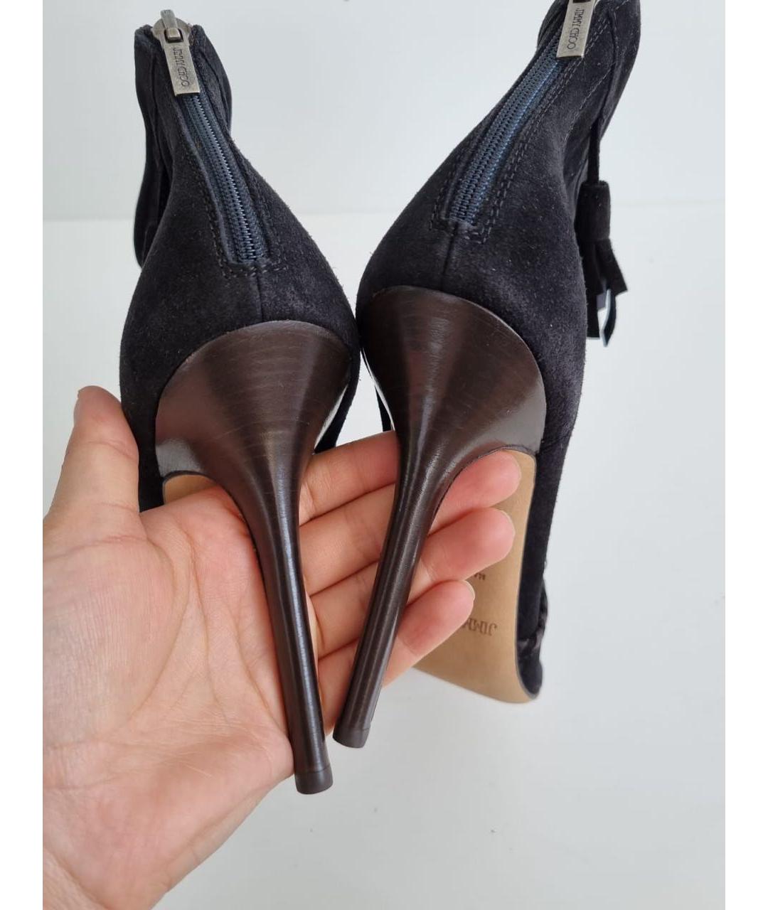 JIMMY CHOO Черные ботильоны, фото 7