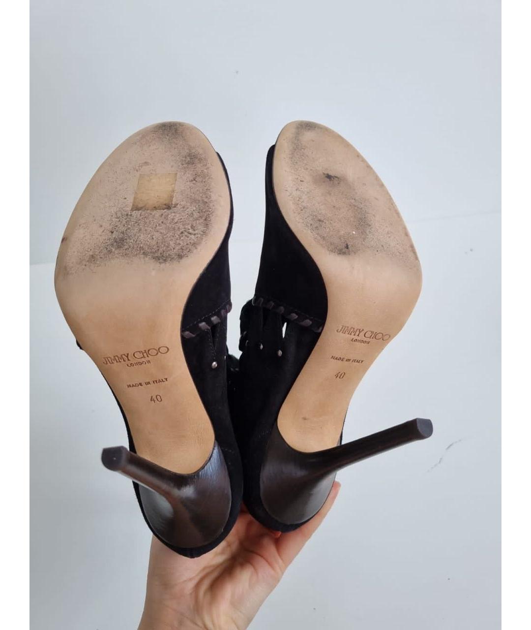 JIMMY CHOO Черные ботильоны, фото 8
