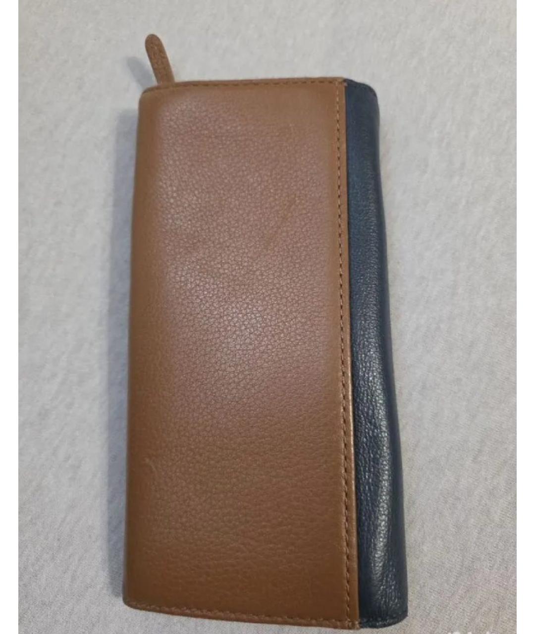 MICHAEL KORS Коричневый кожаный кошелек, фото 2