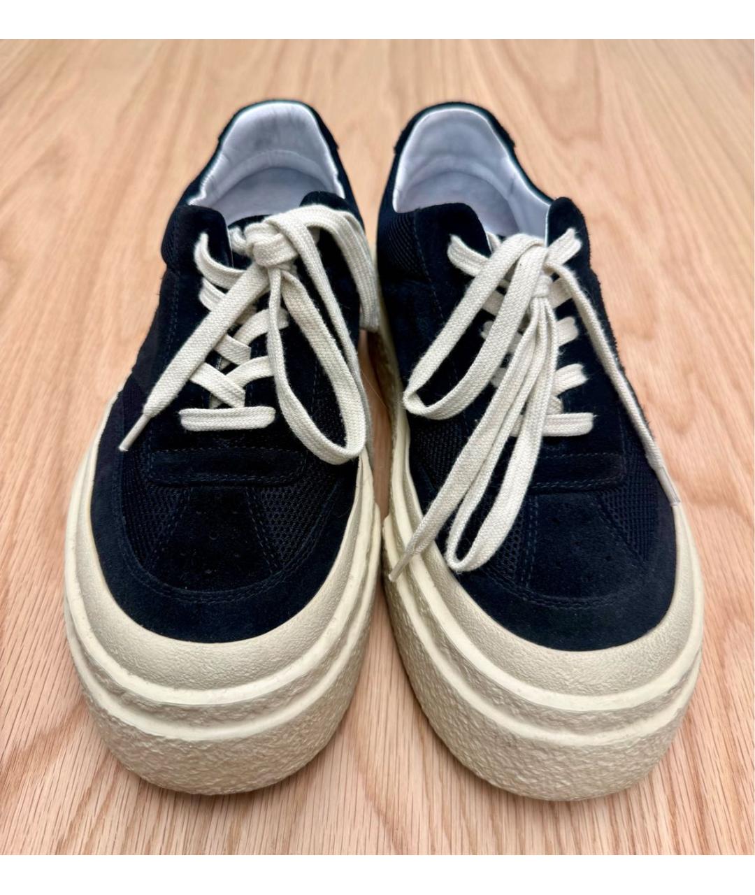 MM6 MAISON MARGIELA Черные замшевые кеды, фото 2