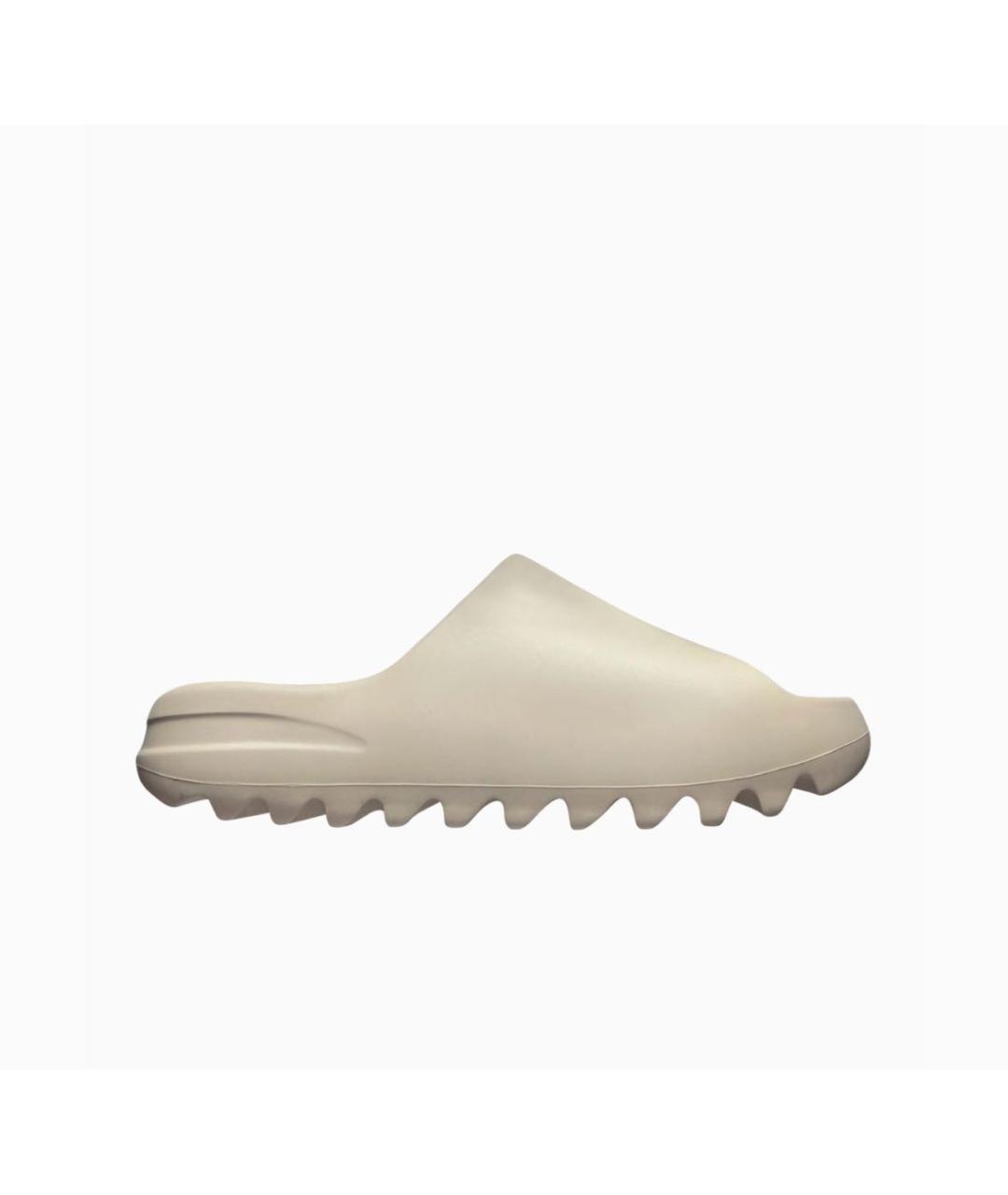 ADIDAS YEEZY Бежевые шлепанцы, фото 6