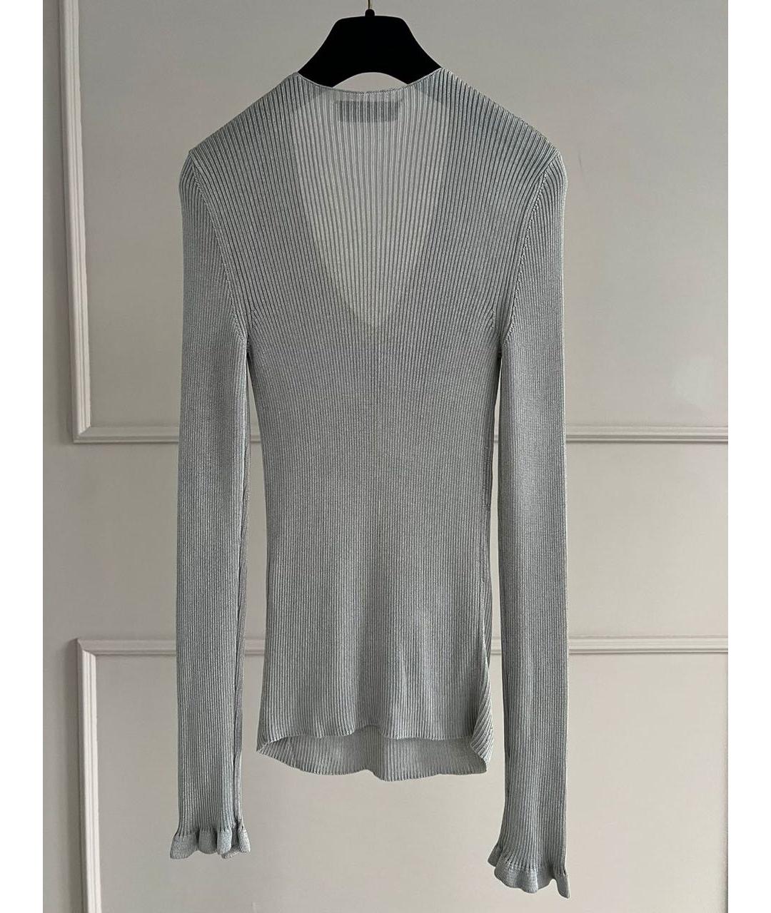 VALENTINO Серое вискозное вечернее платье, фото 2