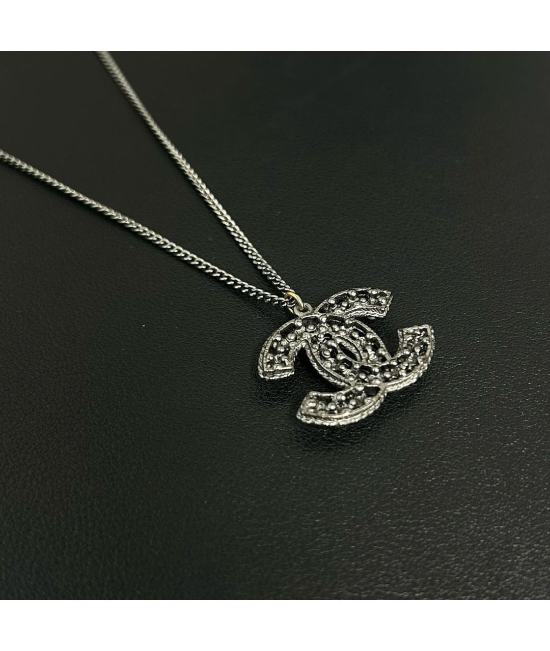 CHANEL Золотая металлическая подвеска, фото 3