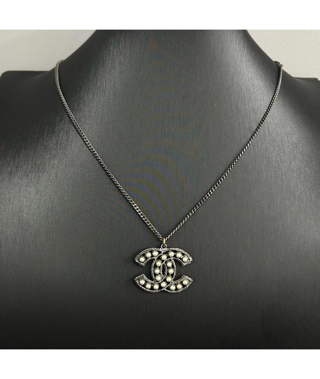 CHANEL Золотая металлическая подвеска, фото 6