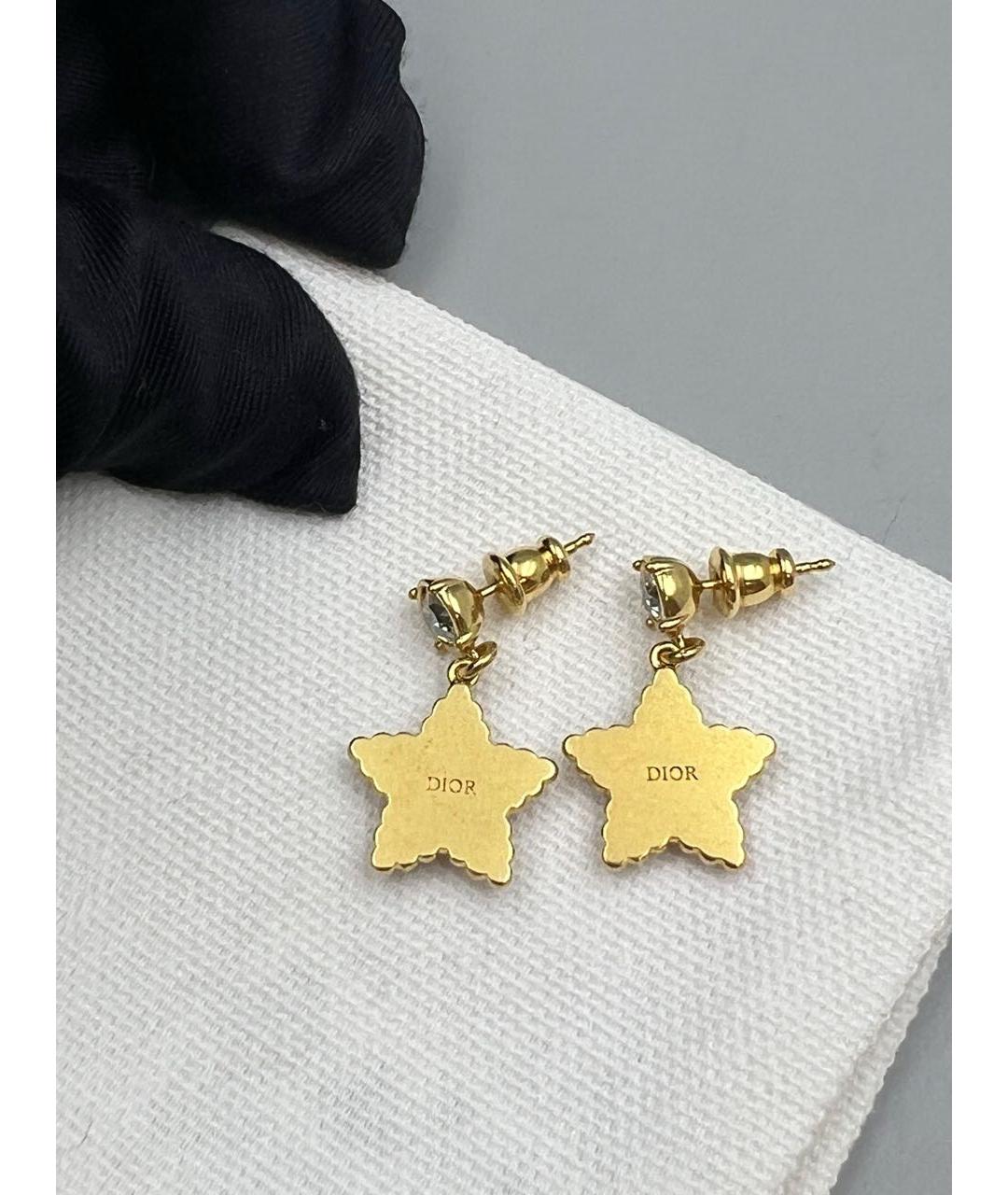 CHRISTIAN DIOR Золотые серьги, фото 3