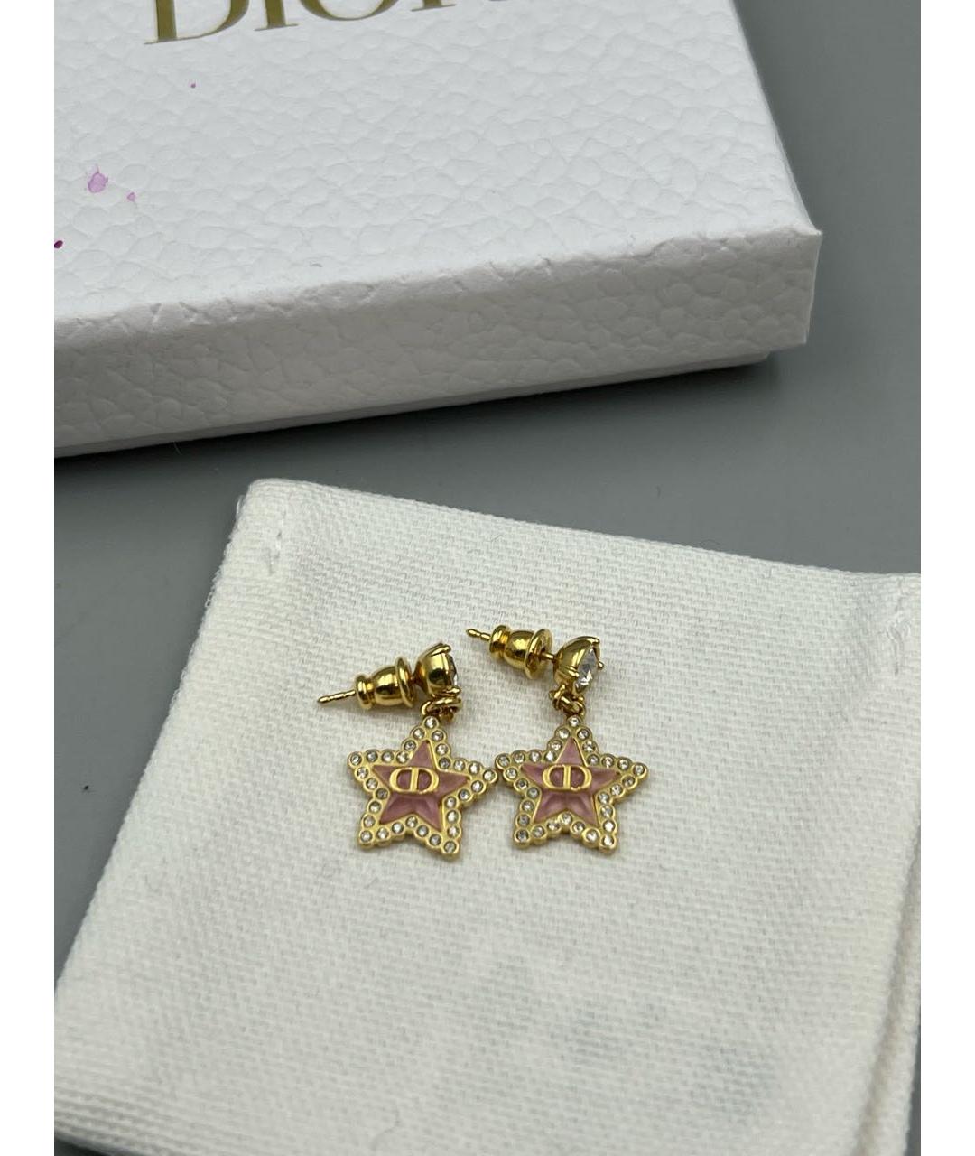 CHRISTIAN DIOR Золотые серьги, фото 2