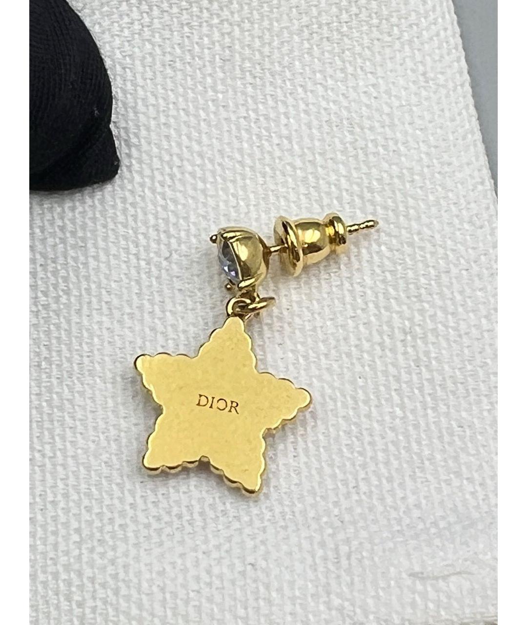 CHRISTIAN DIOR Золотые серьги, фото 4