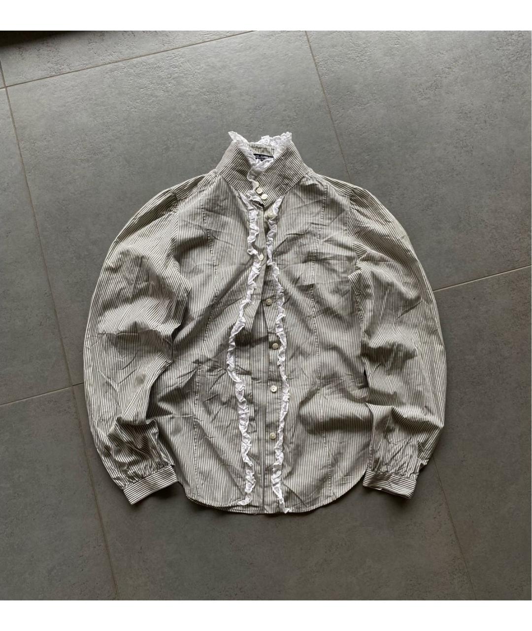 DOLCE&GABBANA Зеленая хлопковая рубашка, фото 5