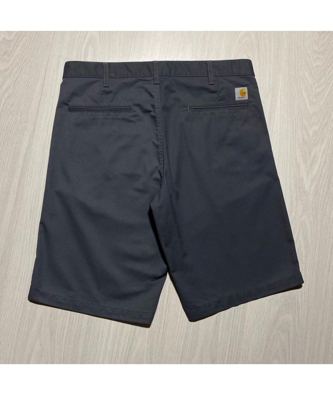 CARHARTT WIP Антрацитовые шорты, фото 7