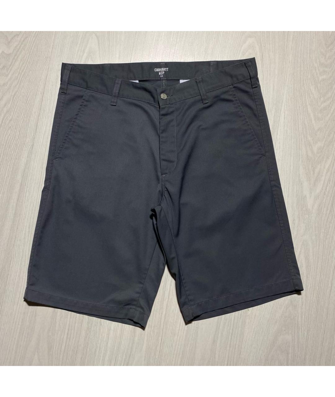CARHARTT WIP Антрацитовые шорты, фото 6