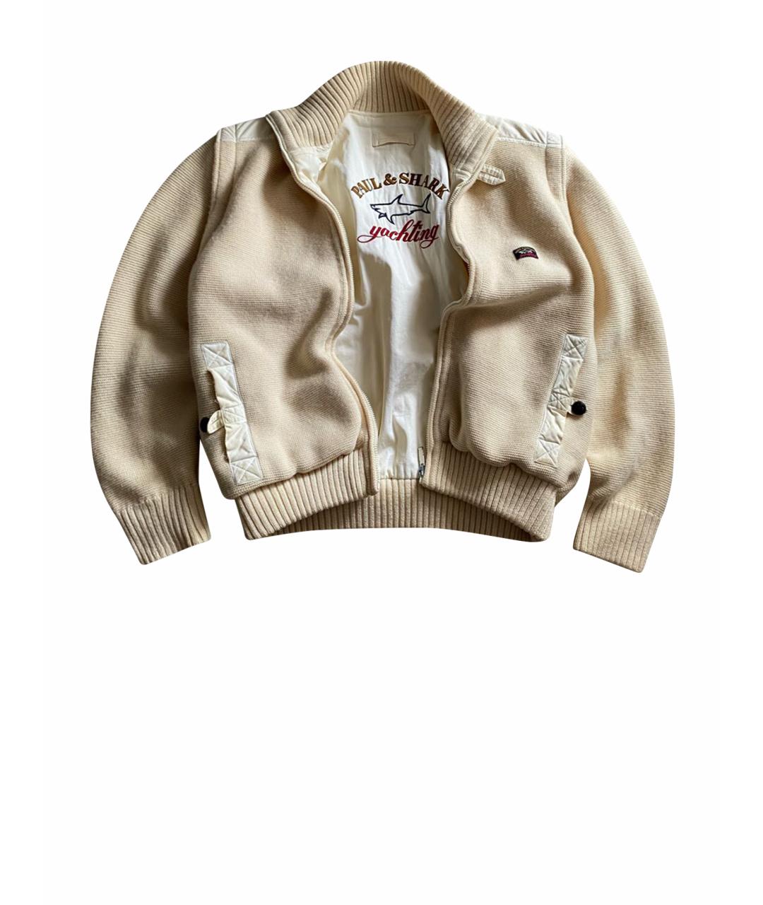 PAUL & SHARK Бежевая шерстяная куртка, фото 1
