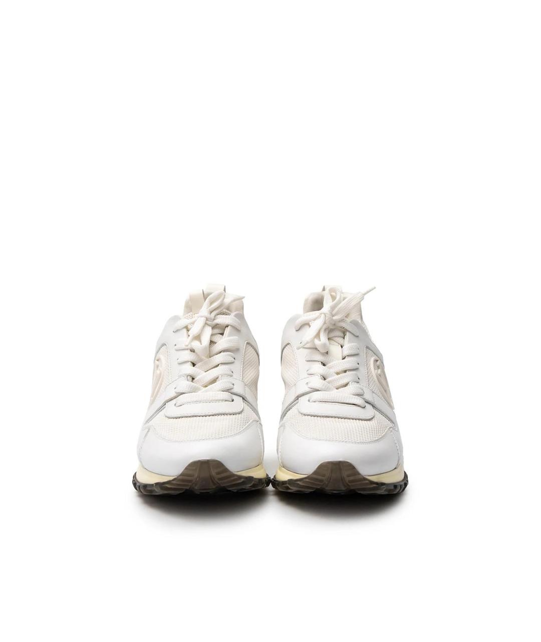 LOUIS VUITTON Белые текстильные кроссовки, фото 4