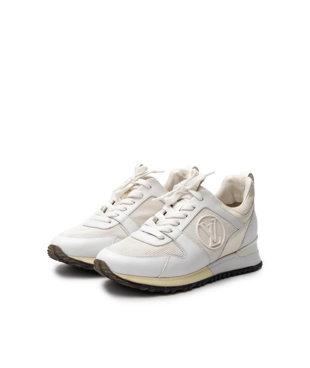 LOUIS VUITTON Белые текстильные кроссовки, фото 2