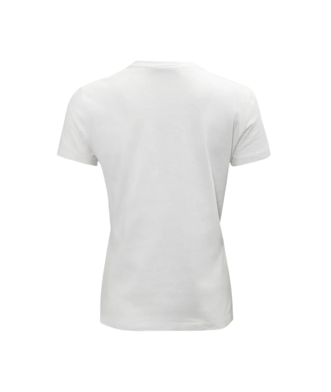 ALEXANDER MCQUEEN Белая хлопковая футболка, фото 2
