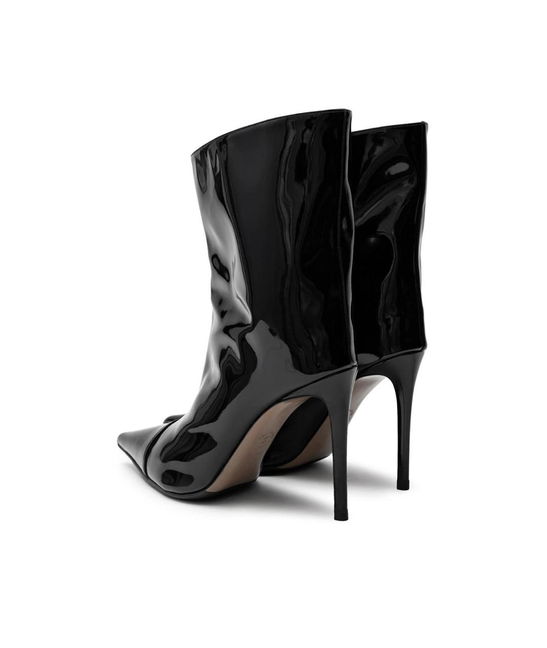 ALEXANDRE VAUTHIER Черные кожаные ботильоны, фото 3