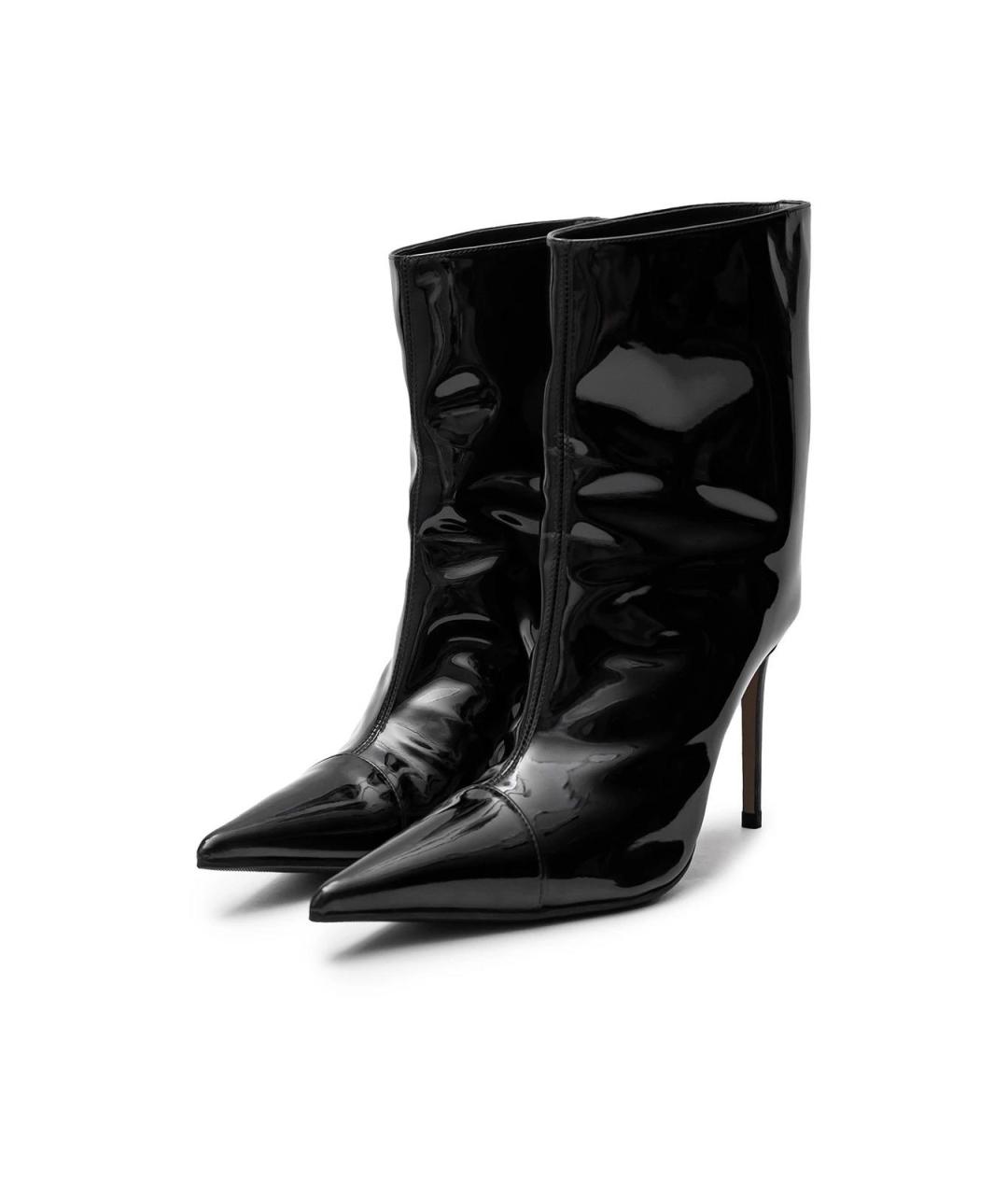 ALEXANDRE VAUTHIER Черные кожаные ботильоны, фото 5