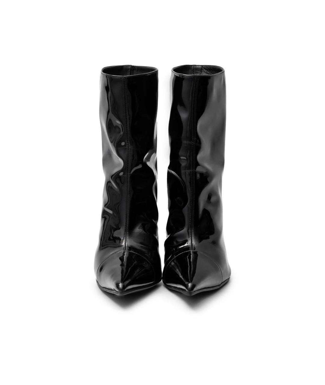 ALEXANDRE VAUTHIER Черные кожаные ботильоны, фото 4