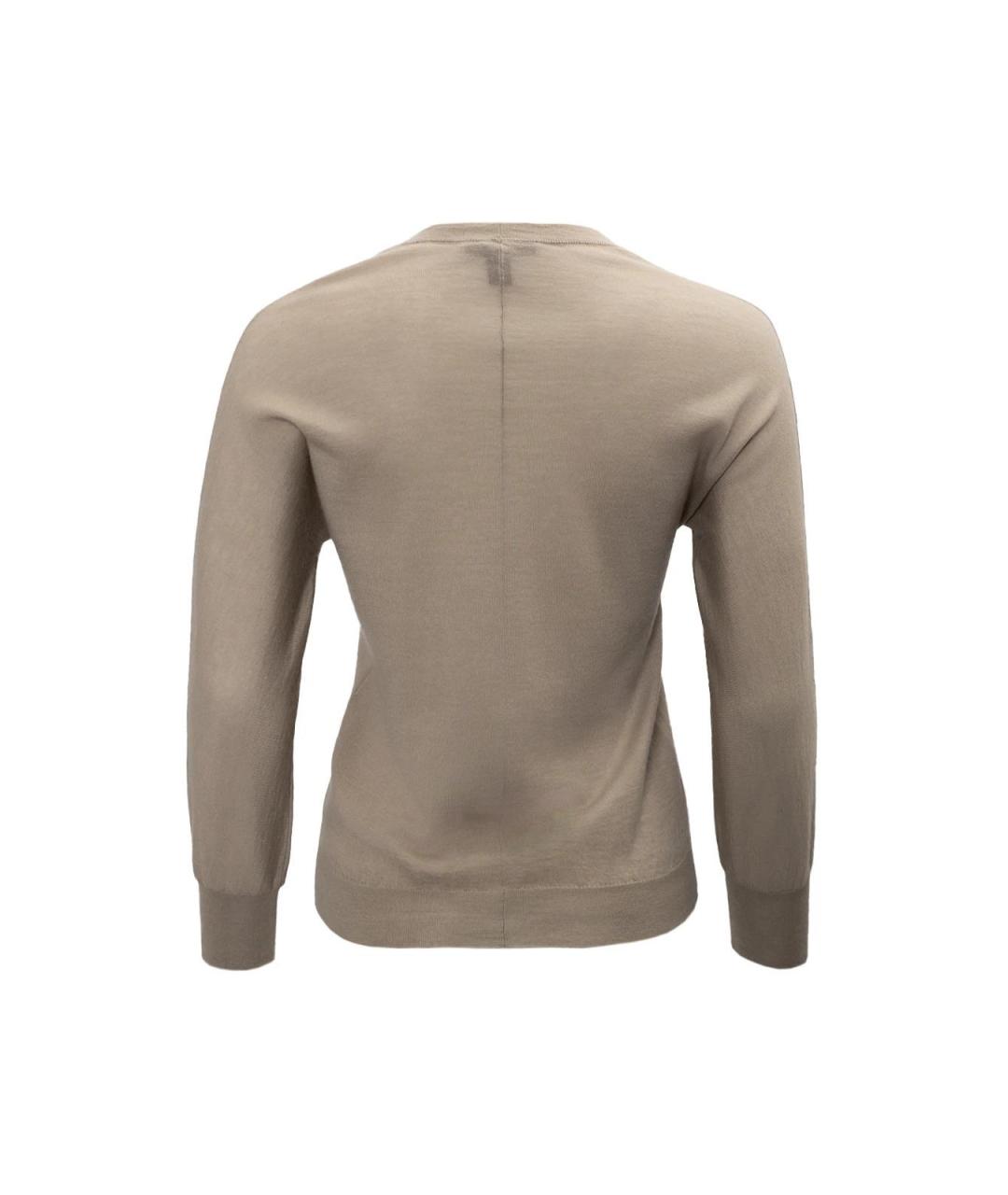 LOUIS VUITTON Бежевый кашемировый джемпер / свитер, фото 2