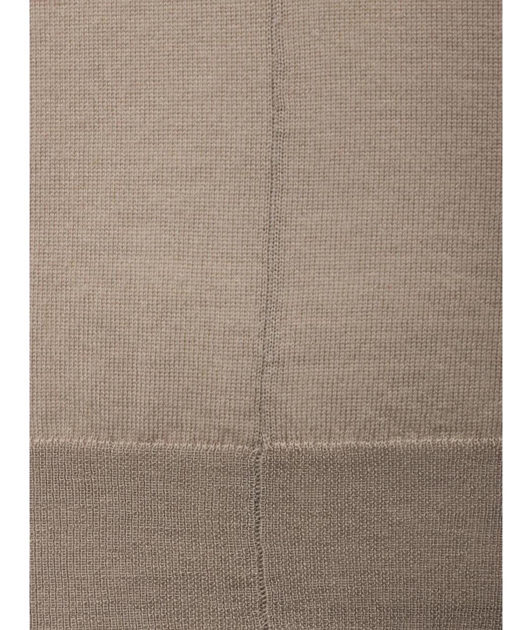 LOUIS VUITTON Бежевый кашемировый джемпер / свитер, фото 3