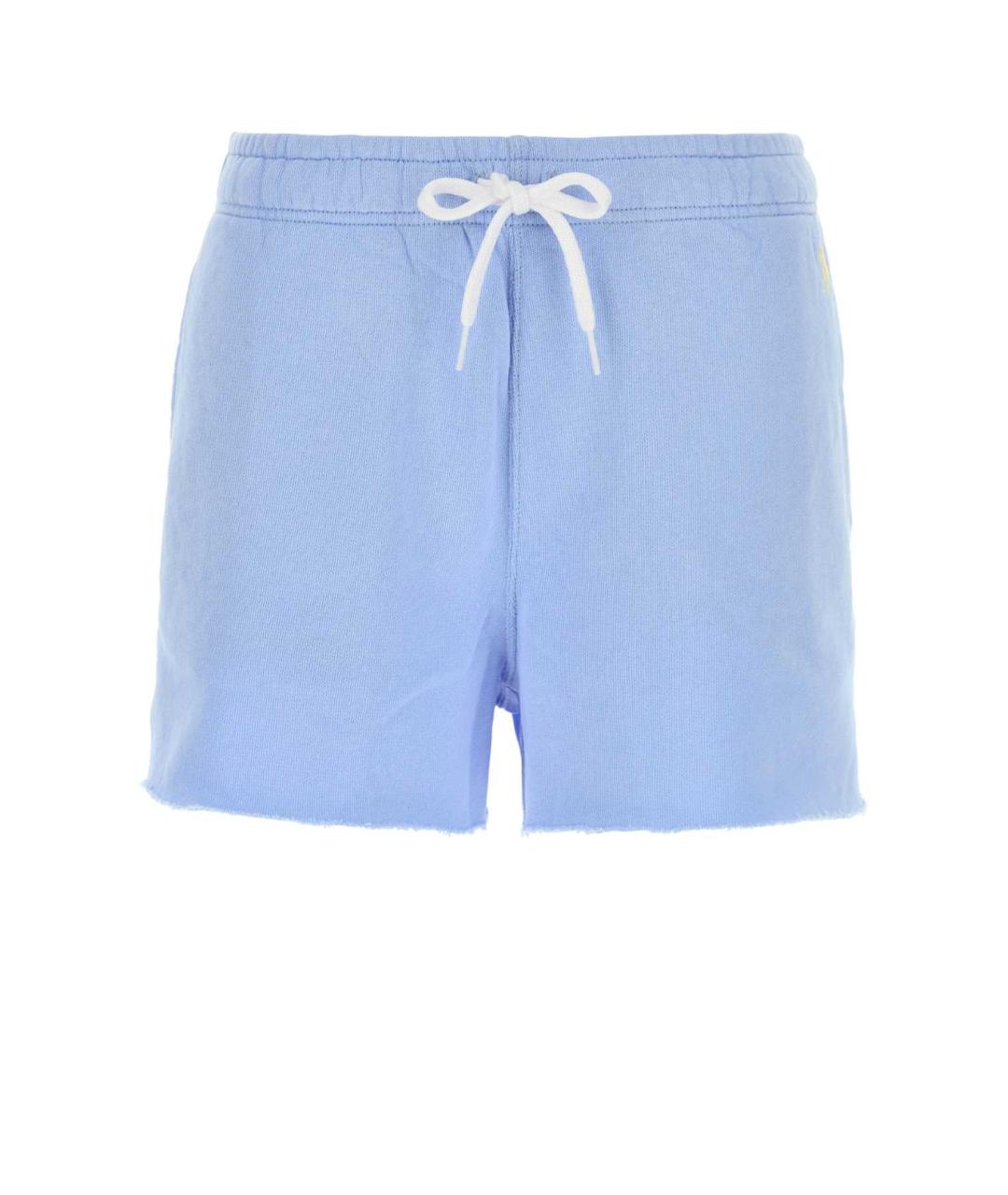 POLO RALPH LAUREN Голубые хлопковые шорты, фото 1