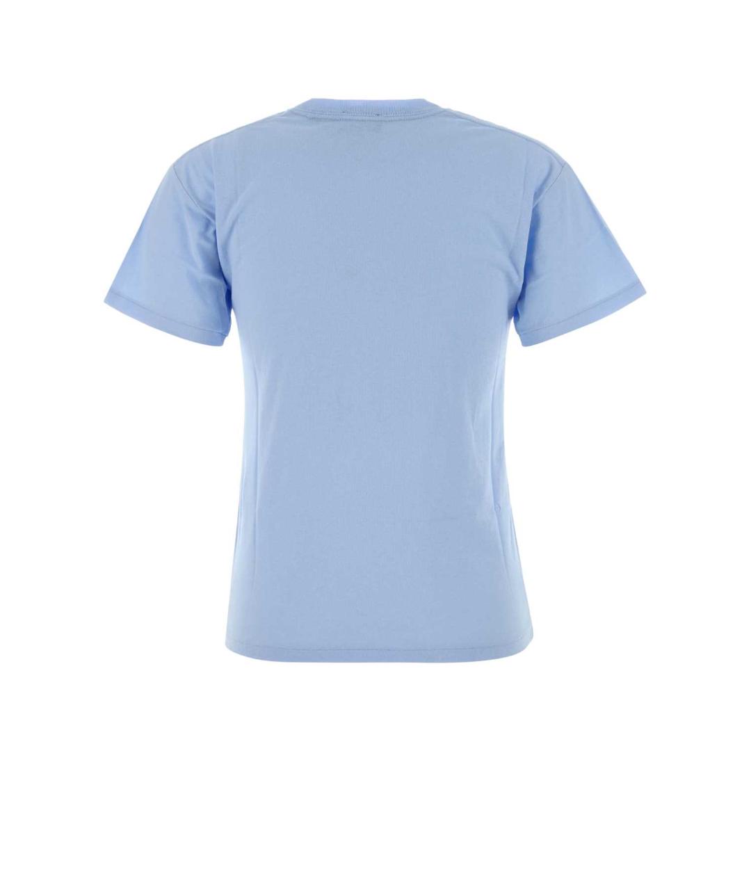 POLO RALPH LAUREN Голубая хлопковая футболка, фото 2