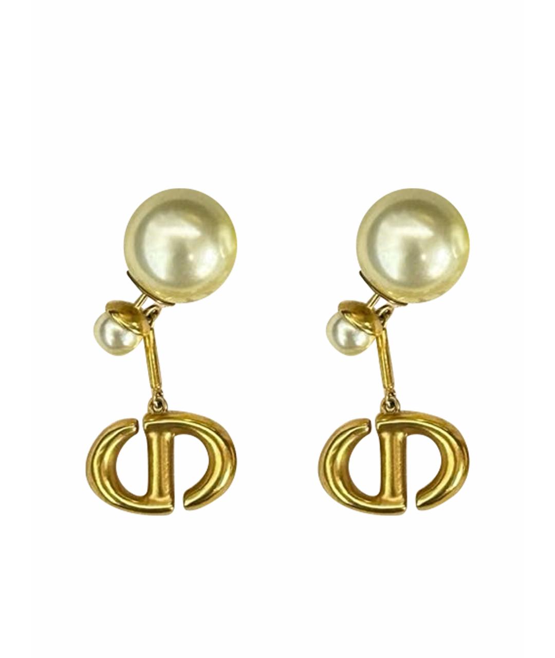 CHRISTIAN DIOR Золотые серьги, фото 1