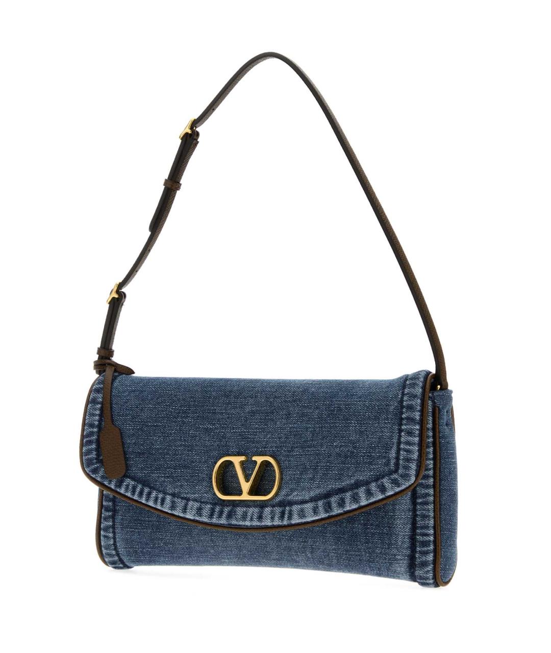 VALENTINO Синяя сумка с короткими ручками, фото 2